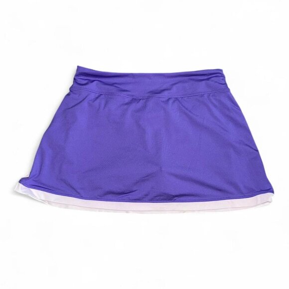 Nike Dri-Fit Purple and White Short Mini Athletic Tennis Skirt Skort Women's Sm - Picture 2 of 5